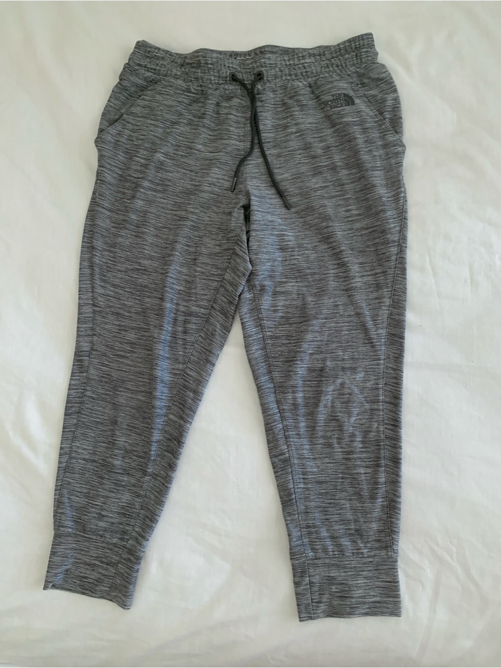 The North Face Grey Space Dye Heathered Tapered Active Joggers Size Medium